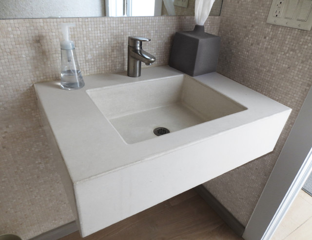 Concrete Ada Compliant Bathroom Sink, Ada Vanity Sink