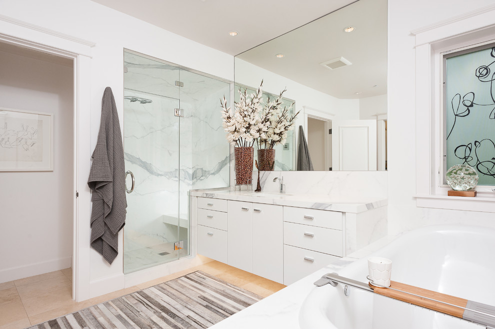 Condo: Master Bathroom Update - Contemporary - Bathroom - Portland - by ...