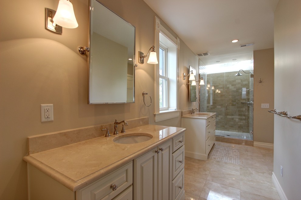 Congress Park Remodel Traditional Bathroom Denver by Level