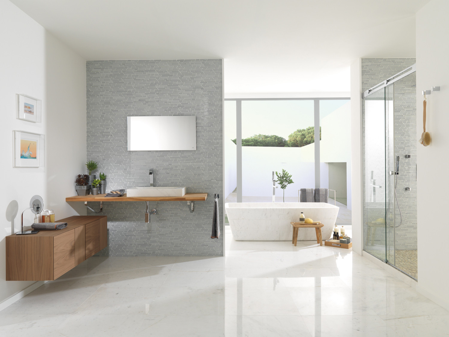 Porcelanosa Marmol Carrara Blanco Houzz