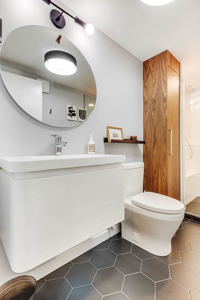 Contemporary Bathroom Remodel - Contemporary - Bathroom - Chicago - by ...