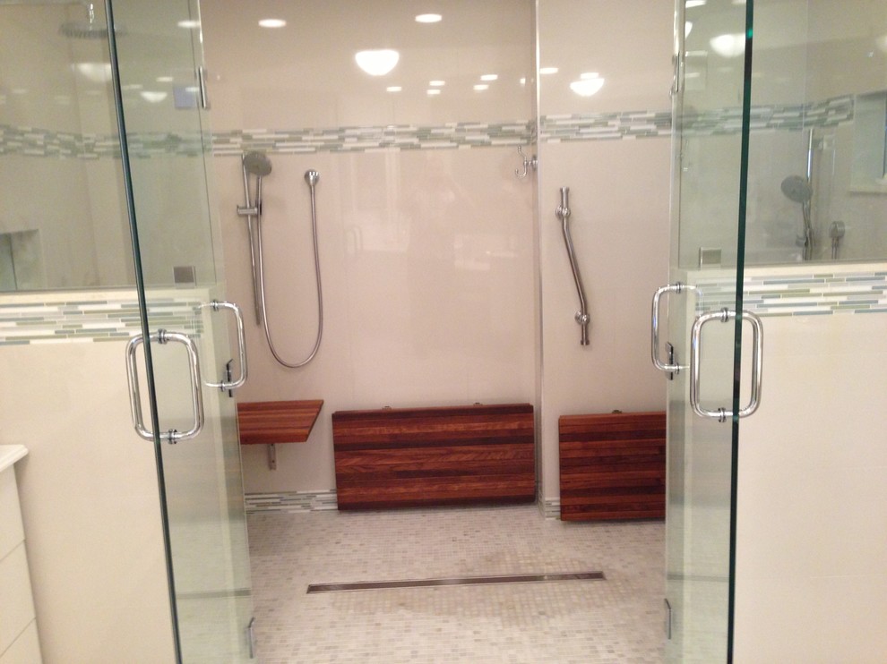 Contemporary Bathroom Remodel (Miami, FL) Transitional Bathroom