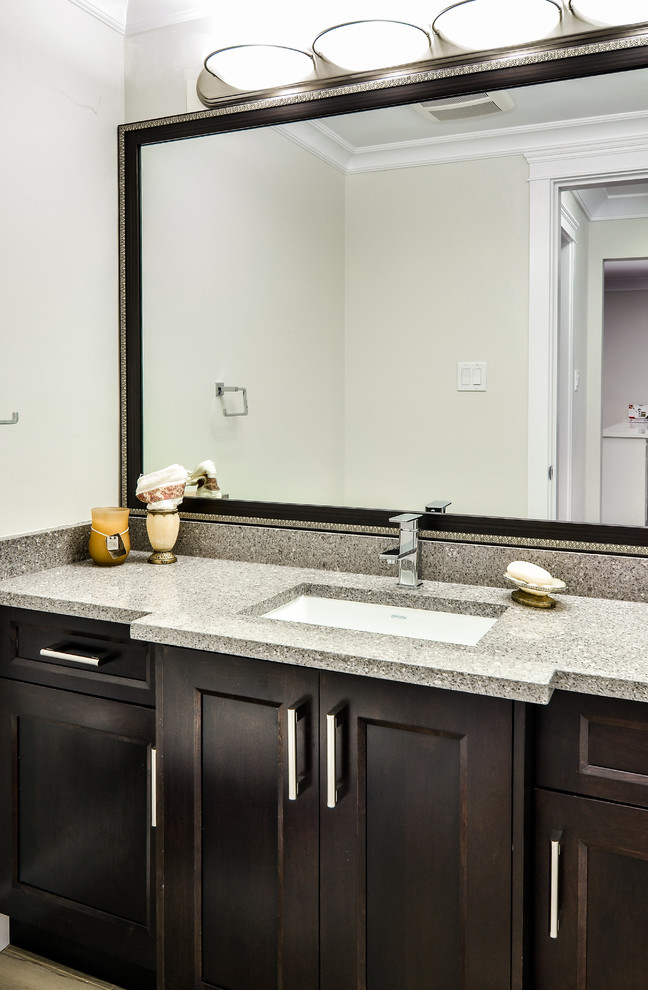 Contemporary bathroom with shaker style Vancouver
