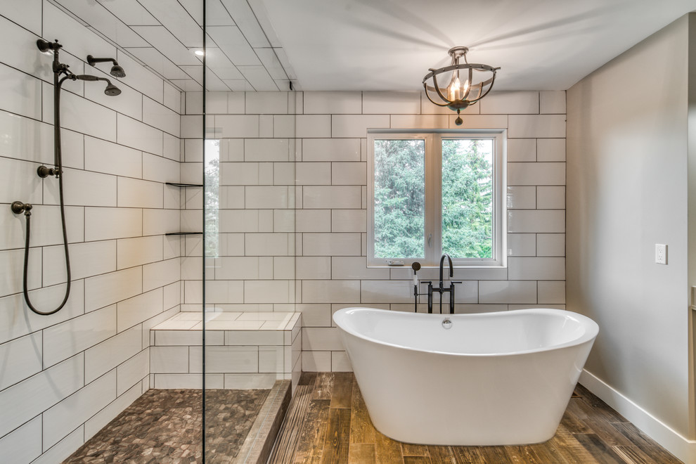 Contemporary Country Home Renovation Farmhouse Bathroom Calgary