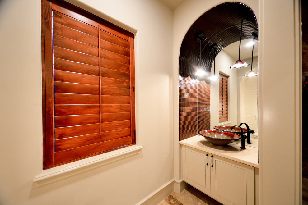 Contemporary ICF Construction Home Contemporary Bathroom Houston by Purser Architectural