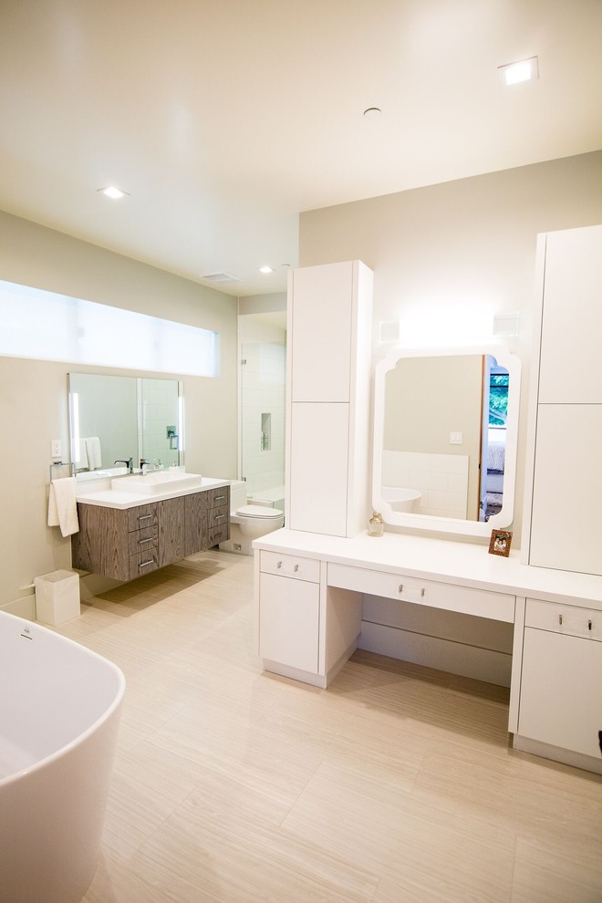 Contemporary Los Angeles Design Build - Contemporary - Bathroom - Los ...