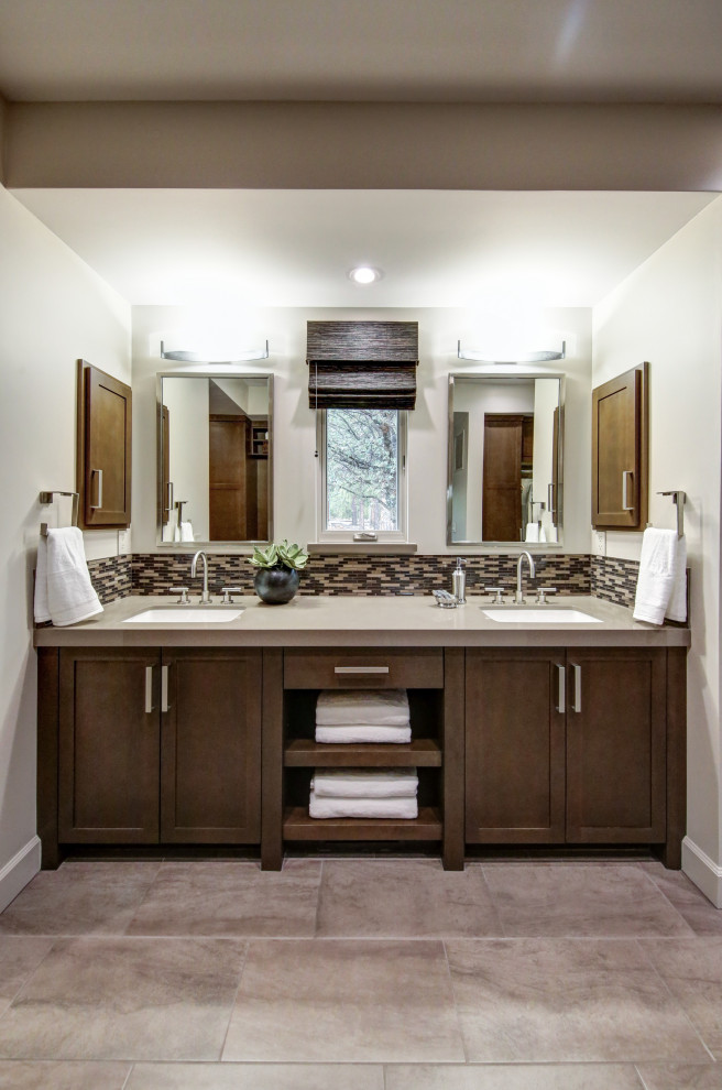 Contemporary Mountain Home - Rustic - Bathroom - Phoenix - by EARTH AND ...