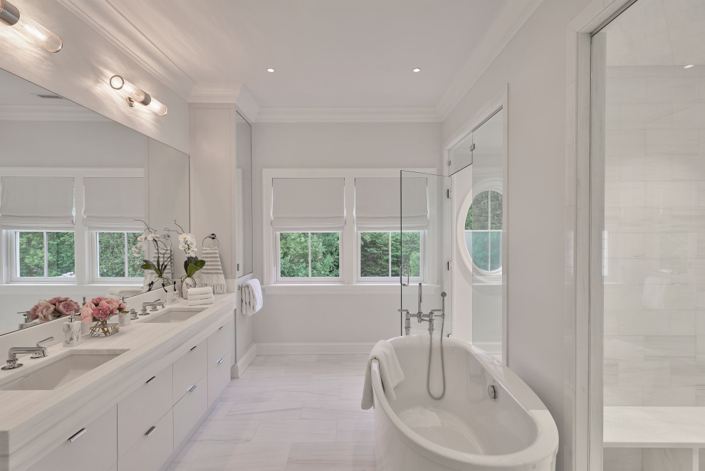 Contemporary Shingle Style - Transitional - Bathroom - New York - by ...