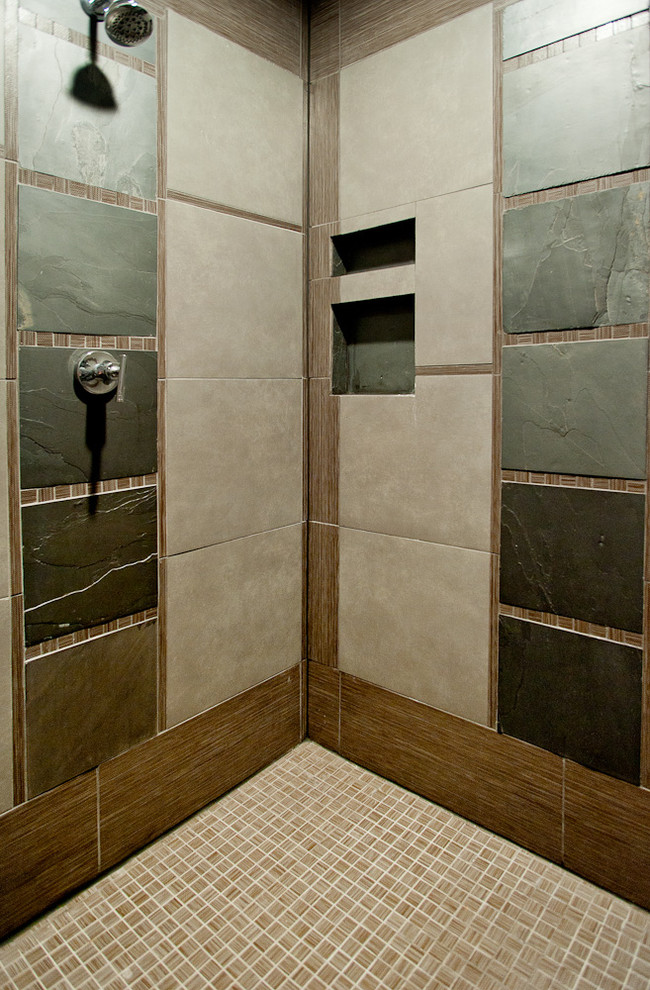 Bild på ett funkis badrum