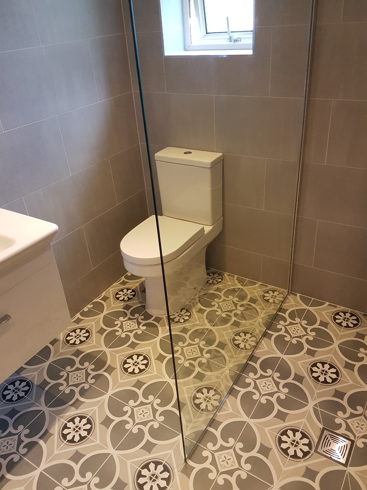 Contemporary bathroom in Dorset.