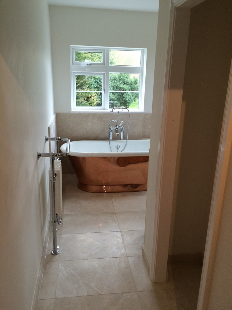 Contemporary wet room refit Wilden Traditional Bathroom