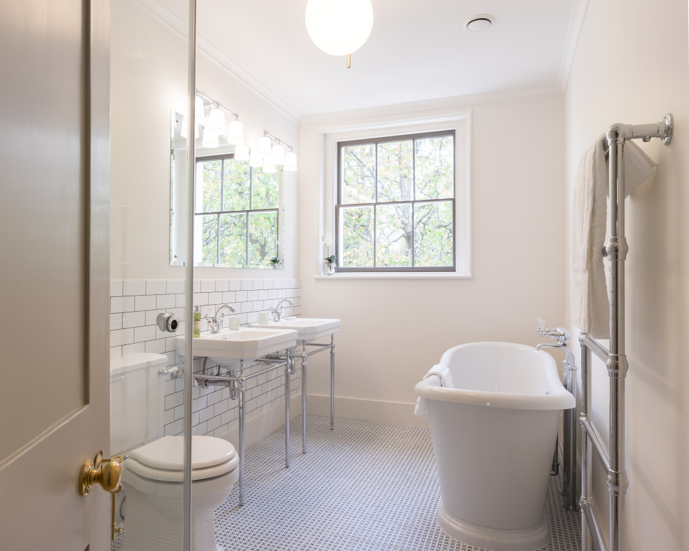 Conversion of London townhouse to Apartments Bathroom London by