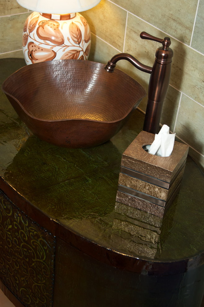 COPPER SINK INSTALLATIONS Traditional Bathroom Los Angeles by