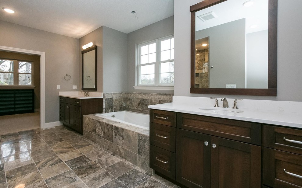 Coralville 2016 Transitional Bathroom Cedar Rapids by H&H Home