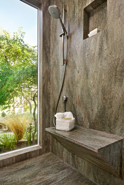 Corian Rosemary Shower Contemporary Bathroom Sacramento by Butler Johnson Corporation Houzz NZ
