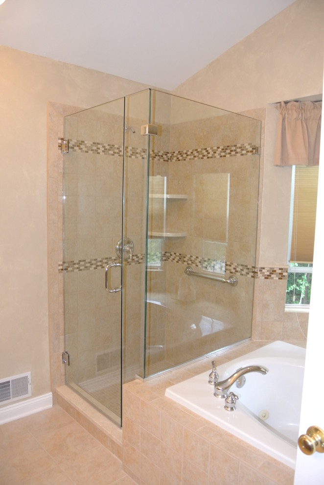 Corner shower doors Bathroom New York by AMG Shower Doors Houzz