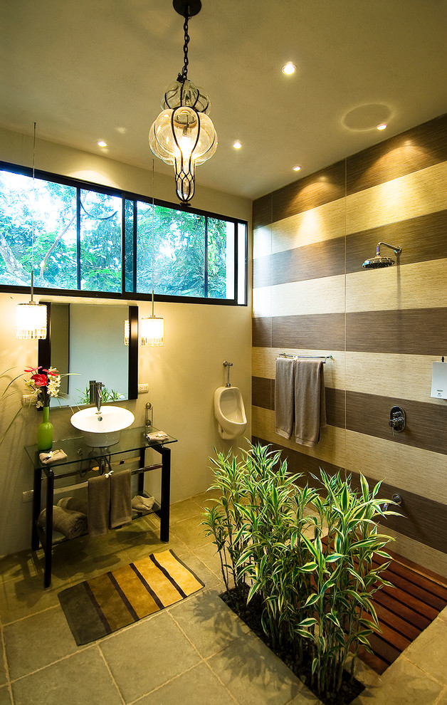 Costa Rica Tropical Home Contemporary Bathroom San Luis Obispo