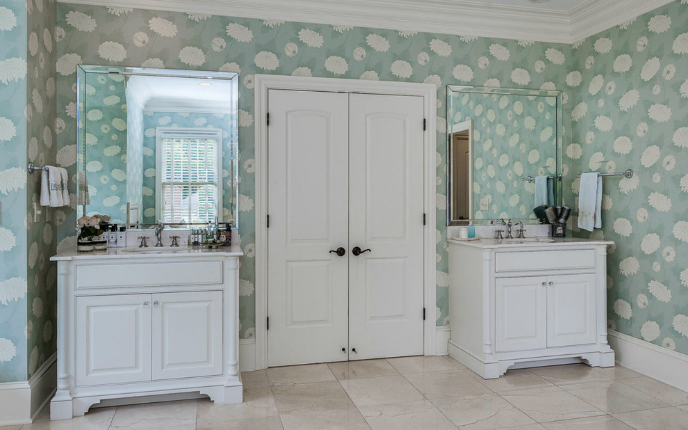 Inspiration for a timeless bathroom remodel in Charlotte