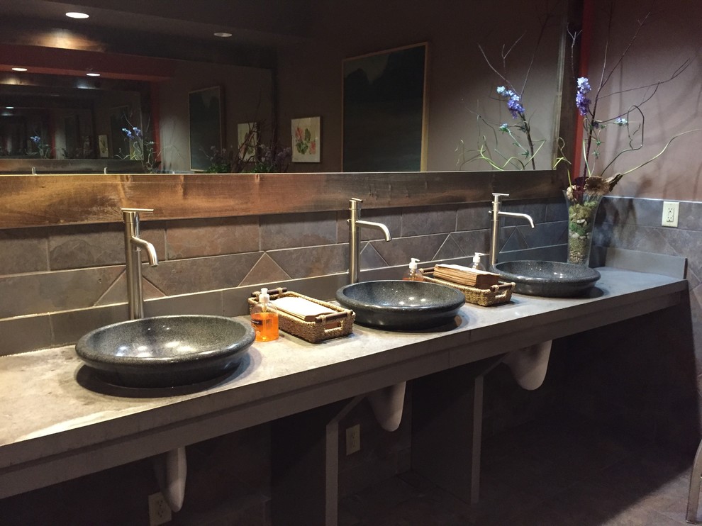 Countertops Asian Bathroom Other by CemArt® Houzz