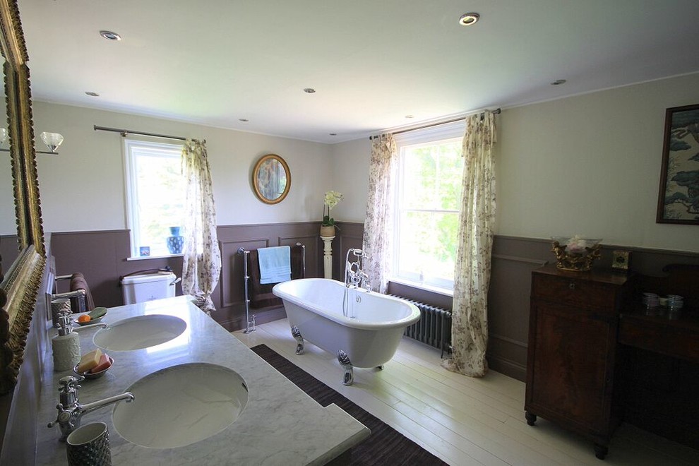 Inspiration for a large traditional family bathroom in Kent.