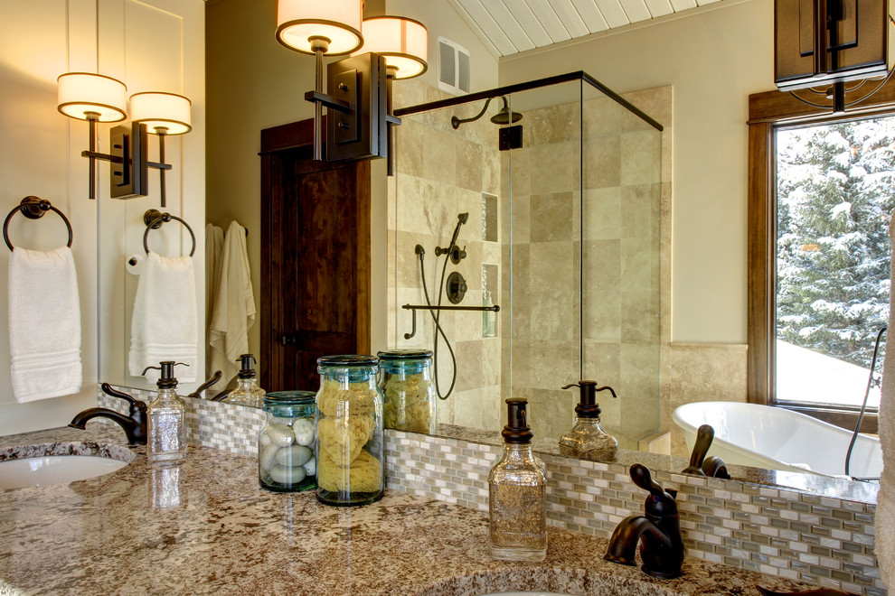 Country Residential Renovation Traditional Bathroom Calgary by