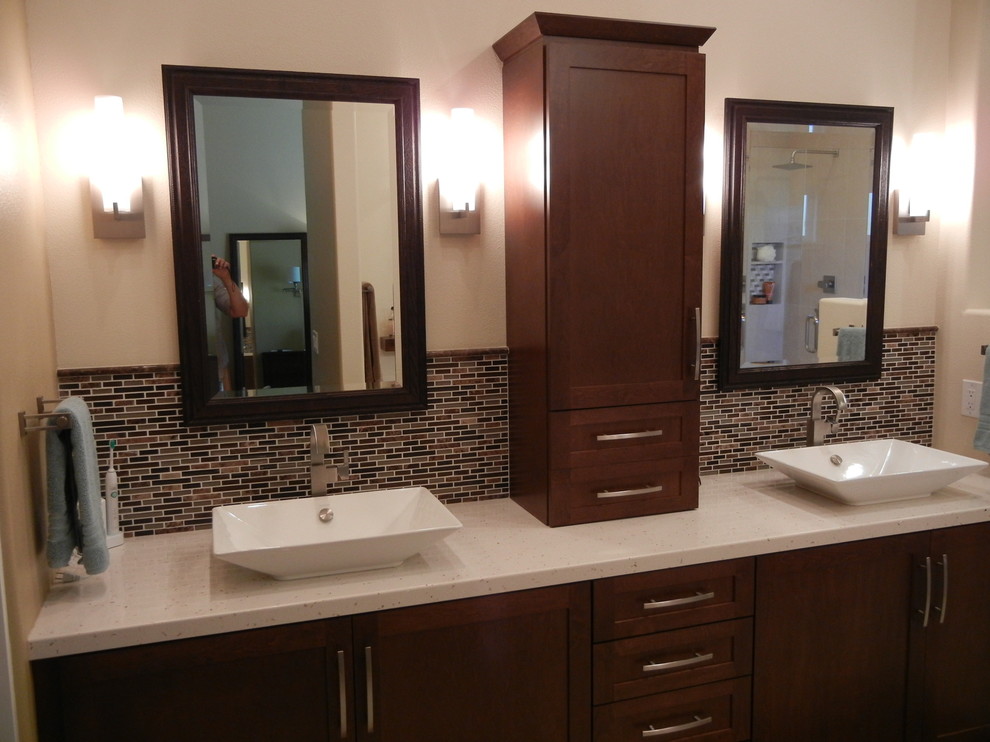 Contemporary bathroom in Orange County.
