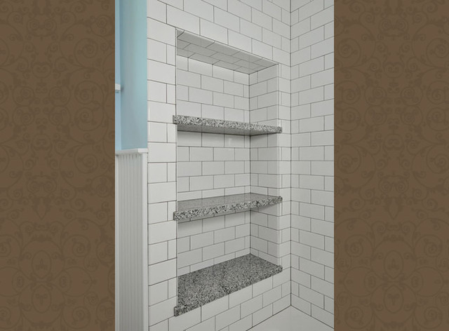 How To Pick A Shower Niche That S Not, Tile Shower Shelf