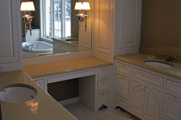 Crema Marfil Marble Bathroom - Traditional - Bathroom - Minneapolis ...