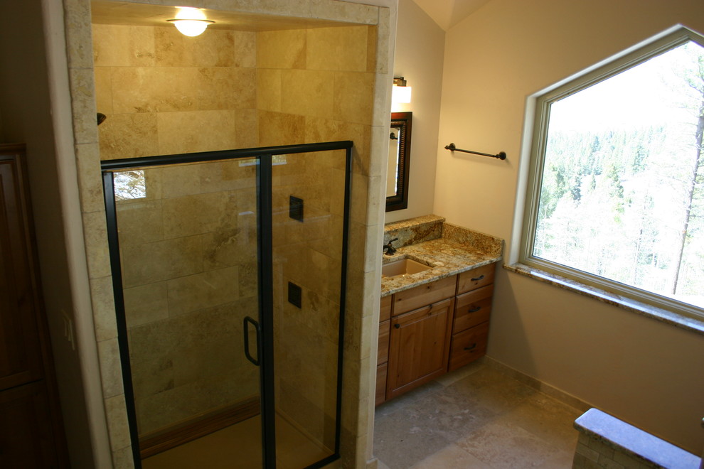 Example of a mountain style bathroom design in Albuquerque