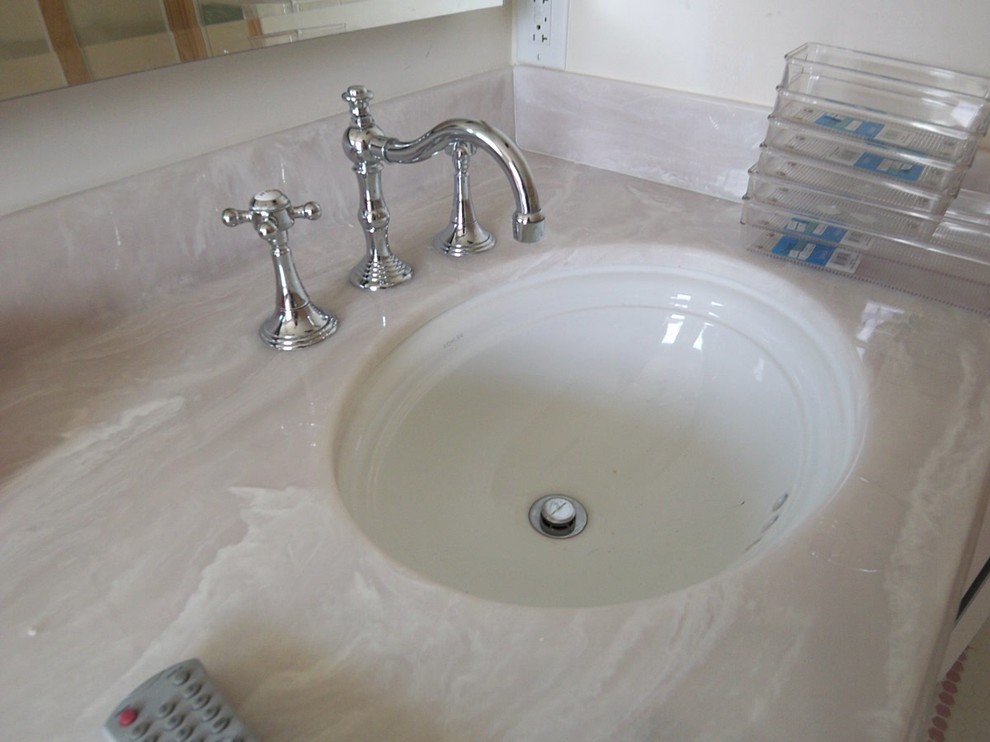 Cultured Marble Countertop With Kohler Undermount Sinks Traditional Bathroom Chicago By Kitchen And Bath Authority - Cultured Marble Sink Countertop Cultured Marble Countertop With Kohler Undermount Sinks Traditional Bathroom Chicago By Kitchen And Bath Authority - Cultured Marble Sink Countertop