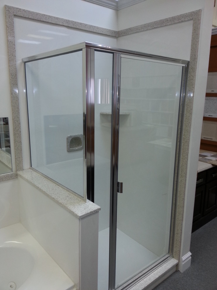 Cultured Marble Shower Tub Combo Bathroom Salt Lake City by