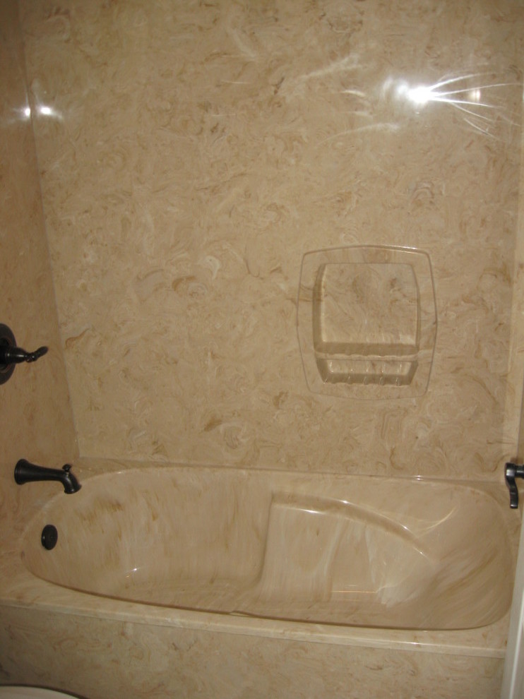 Cultured Marble Tubs and Showers Bathroom Miami by A Team Kitchen