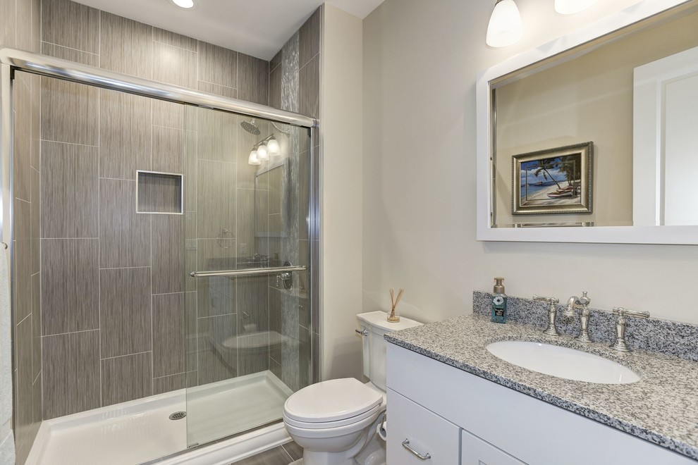 Custom Bathroom in Waterfront Home, St. Michaels, MD Beach Style