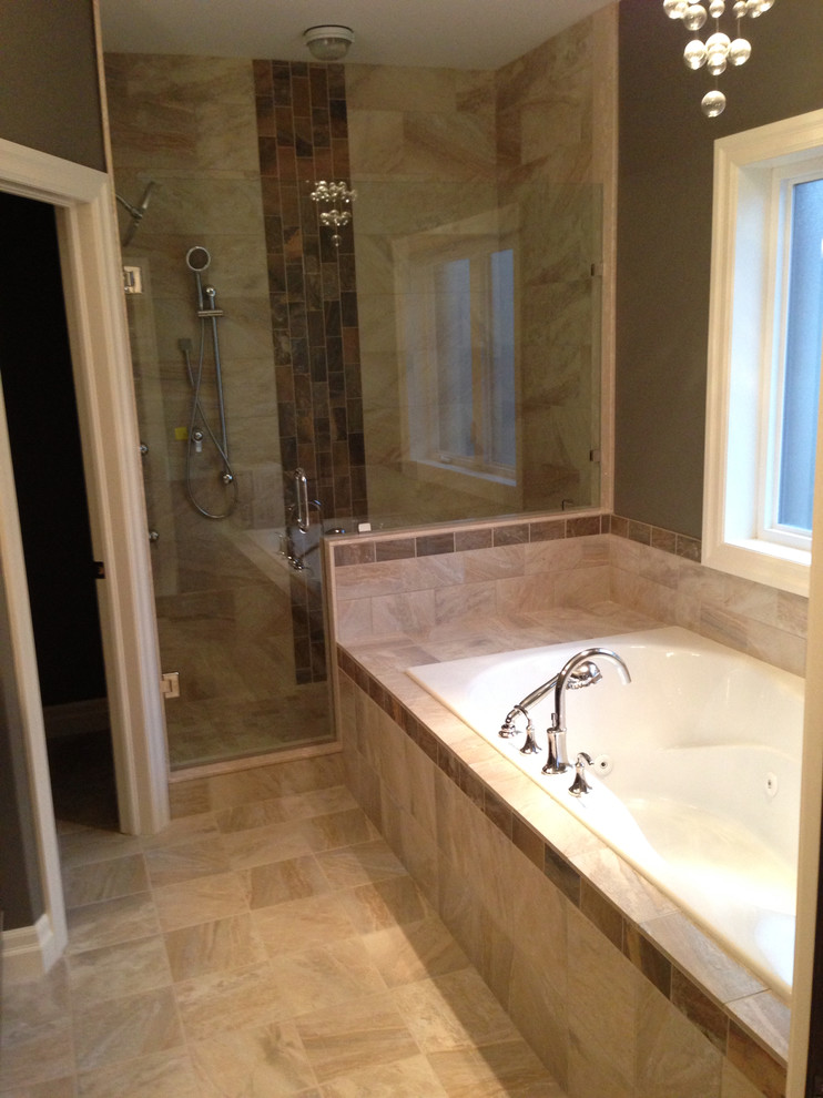 Custom bathrooms, showers, whirlpool tubs, ceramic showers ceramic whirlpools, p Modern