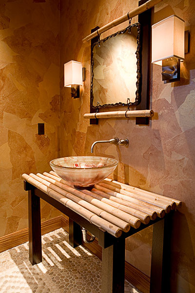 Inspiration for an eclectic bathroom remodel in Portland