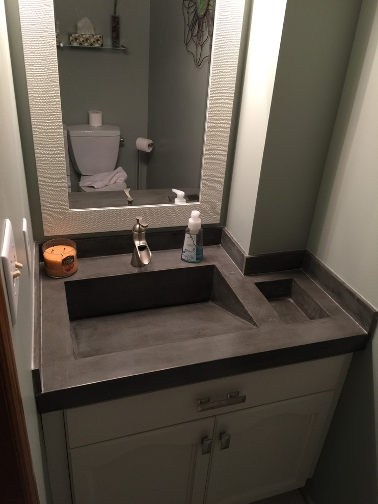 Custom Concrete Bathroom Vanity Bathroom Toronto by User Houzz