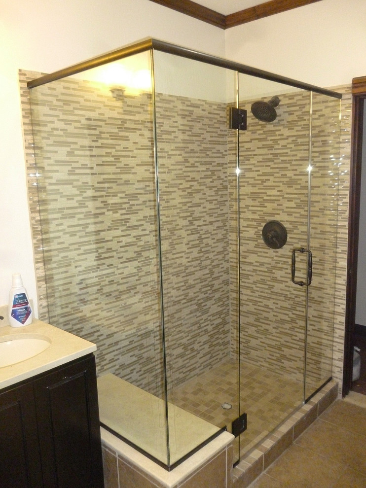 Custom Corner Shower - Bathroom - New York - by Custom Shower Doors ...