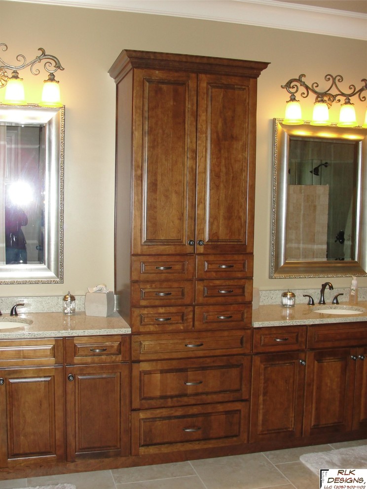 CustomDesigned and Installed Bath Vanities Traditional Bathroom
