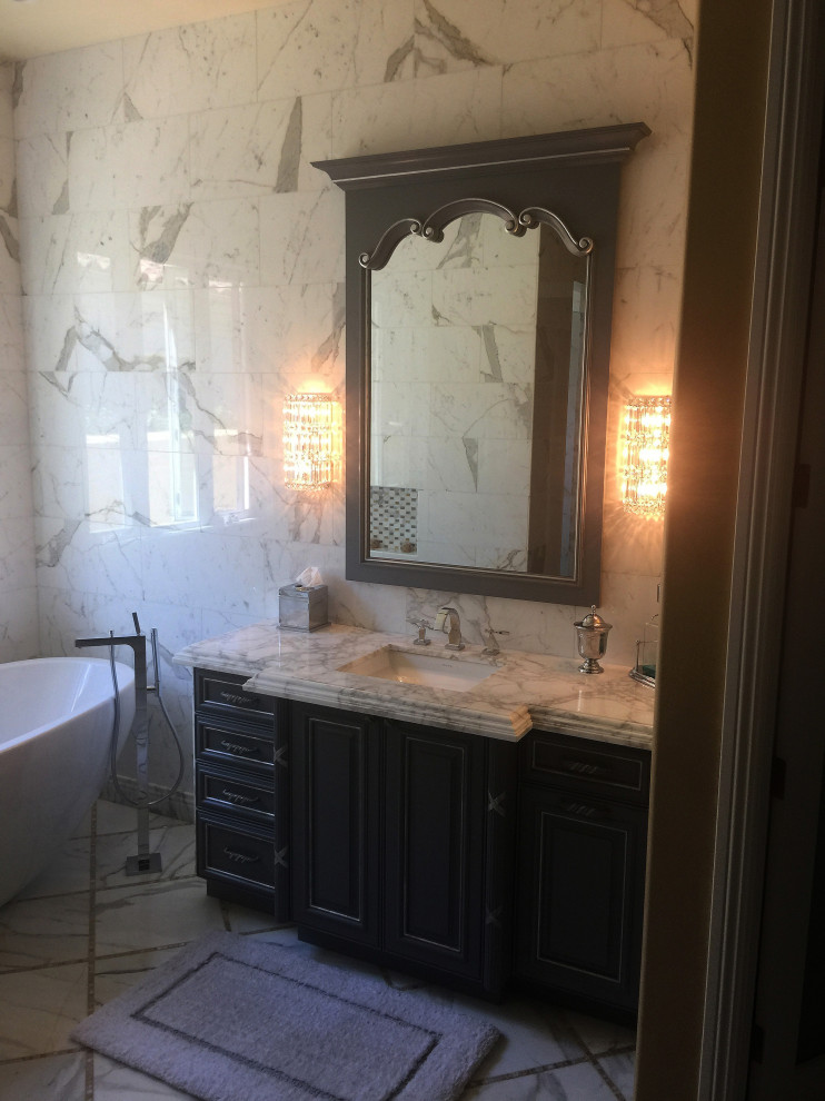 Custom Handcrafted French Parisian Bathroom Vanity Black French Country Bathroom Orange County By Cc Furniture Cabinetry Houzz