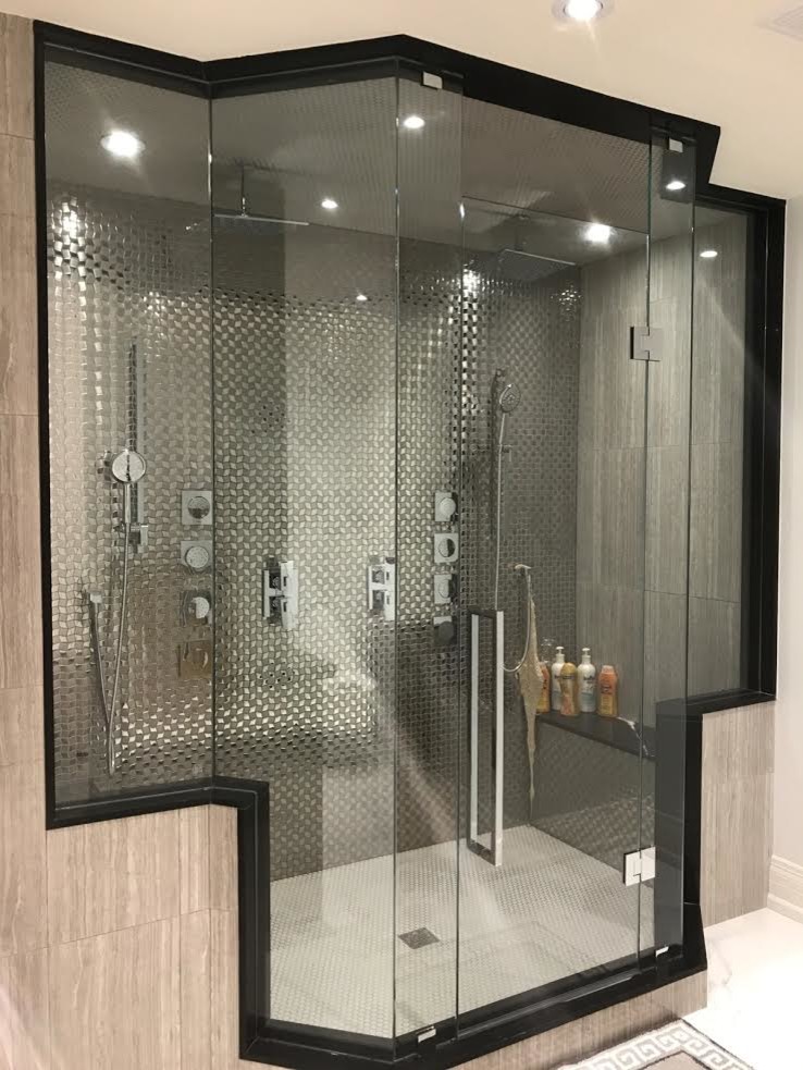 Custom Shower Glass Enclosures Contemporary Bathroom Toronto by