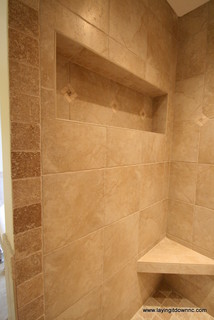 Custom Showers by Laying It Down - Contemporary - Bathroom - Charlotte ...