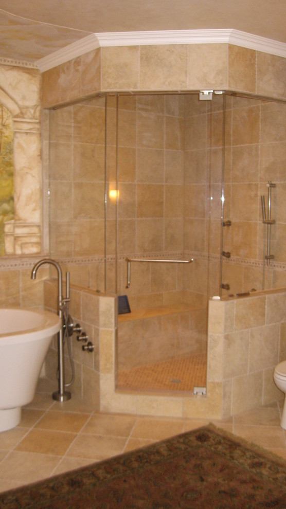 Custom steam shower Traditional Bathroom Other by The Meridian