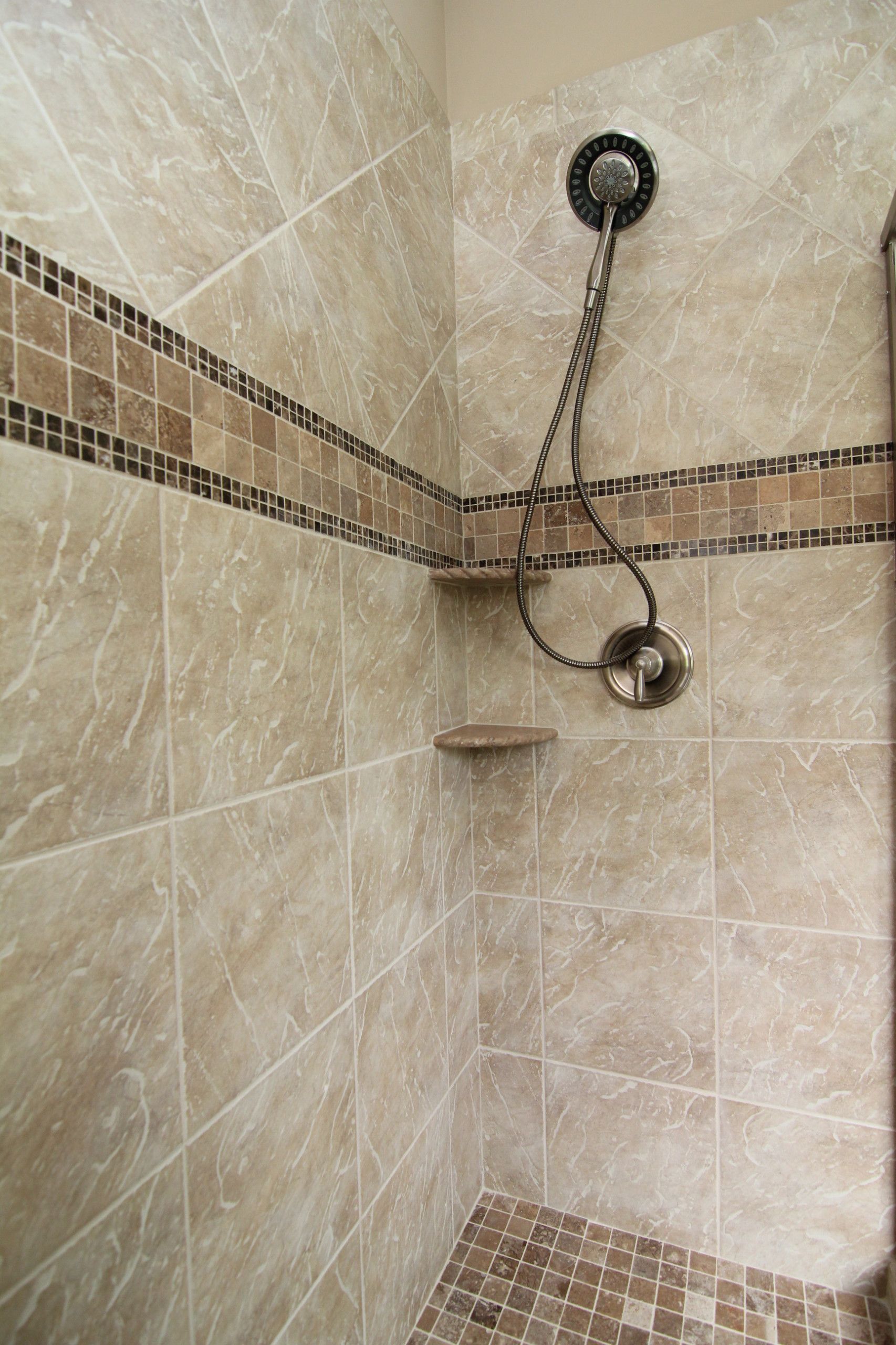Custom Tile Shower Houzz, Custom Tile Design