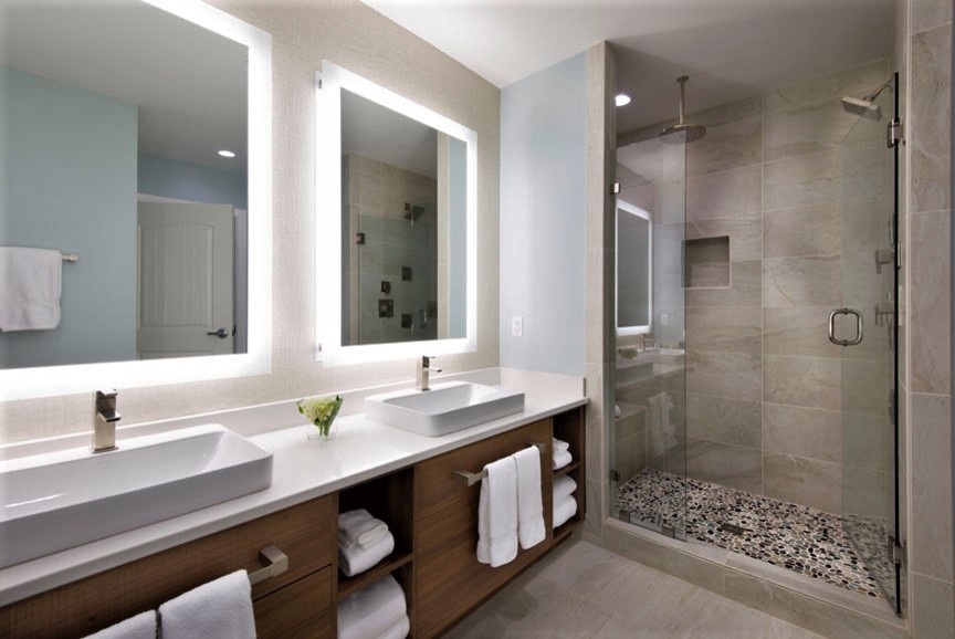 Custom Work Modern Bathroom Nashville by C. Laney and Sons