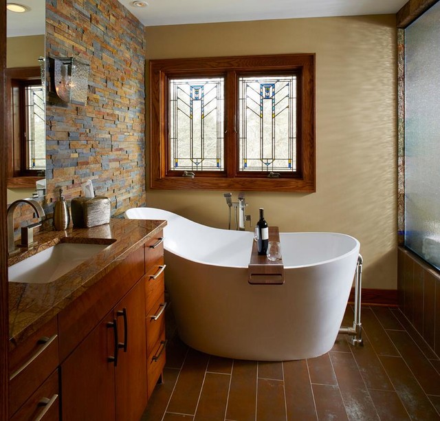 Customer Gallery Rustic Bathroom Philadelphia by THE TILE SHOP