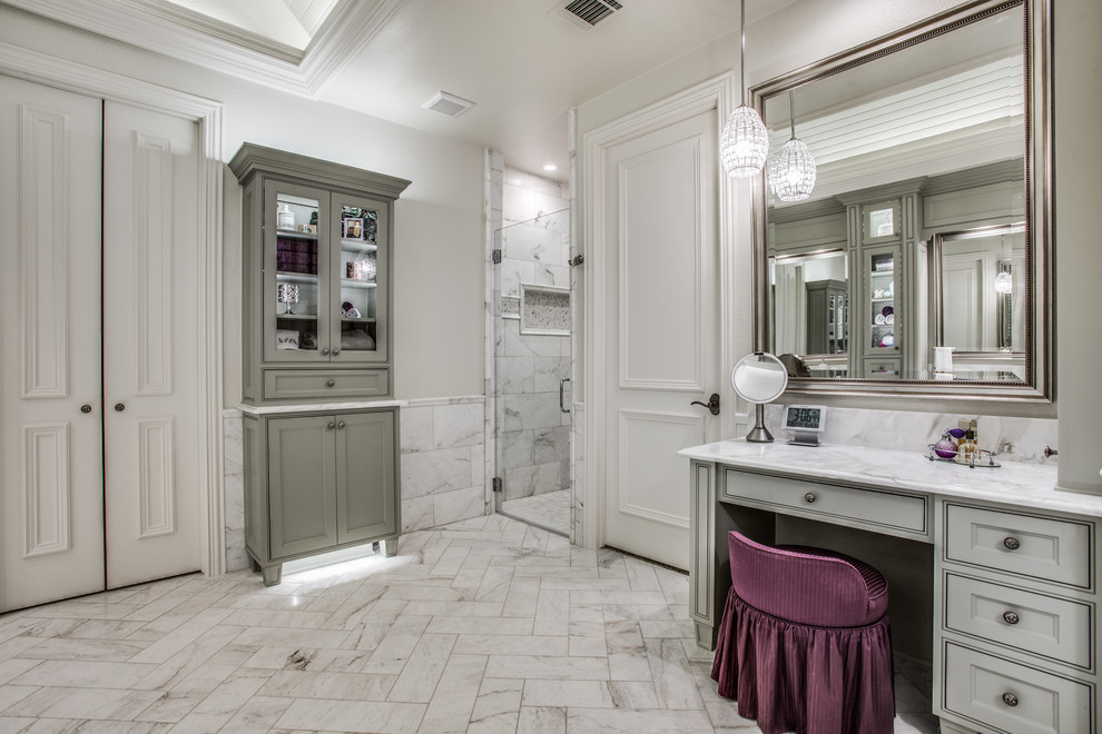 Davenhill Drive. Plano, Tx Bathroom Reconstruction and Remodel Project