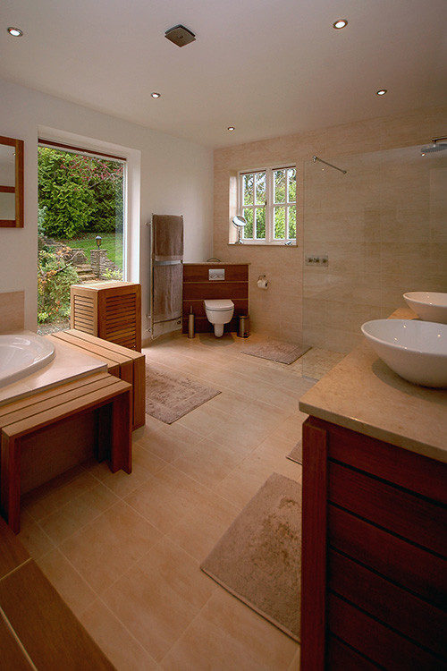 Inspiration for a contemporary bathroom in Berkshire.