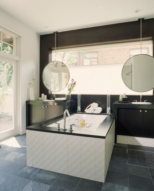 Bathroom - modern bathroom idea in Denver