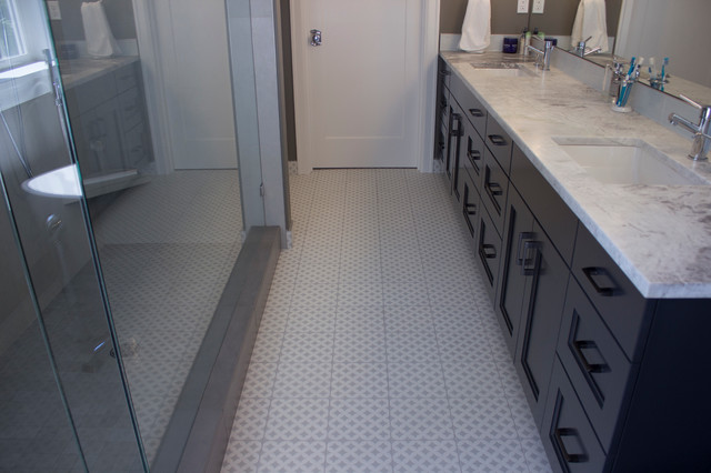 Deco D Antan Porcelain Tile Contemporary Bathroom Seattle By Architectural Surfaces Houzz Uk