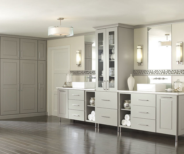 Casual Bathroom Storage Cabinets - Decora Cabinetry